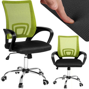 tectake Office chair Marius - desk chair computer chair - black/green