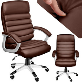 tectake Office chair Paul - desk chair computer chair - brown
