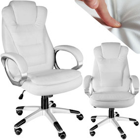 tectake Office chair Zulu - desk chair computer chair - white