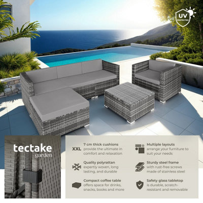 Tectake rattan deals