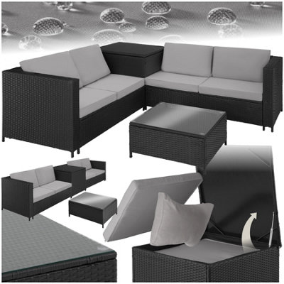 Tectake corner deals sofa