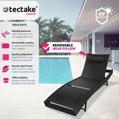 Tectake sun deals loungers