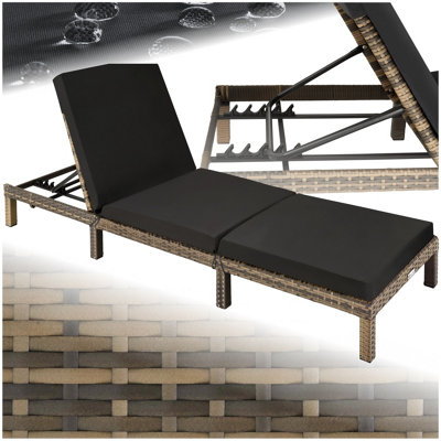 Rattan sun loungers discount b&q