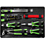 tectake Tool box case 500 PCs. - tool case tool storage box - grey