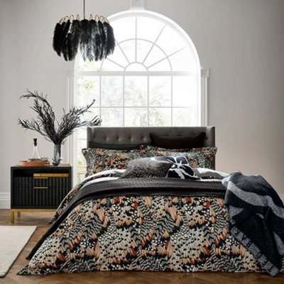 Ted Baker Feathers Duvet Cover King Size Multi DIY at B Q