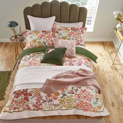 Ted Baker Retro Hummingbird Duvet Cover King Size Multi DIY at B Q