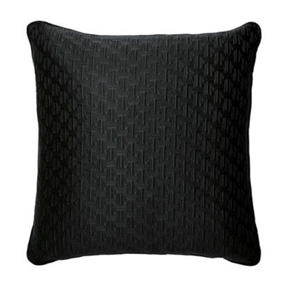 Ted Baker T Quilted Sham Pillowcase 65x65cm Black