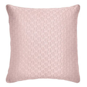 Ted Baker T Quilted Sham Pillowcase 65x65cm Soft Pink