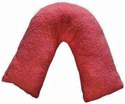 Teddy Bear Fleece Plush Warm Fuzzy Cuddly V-Shaped Pillow Cover