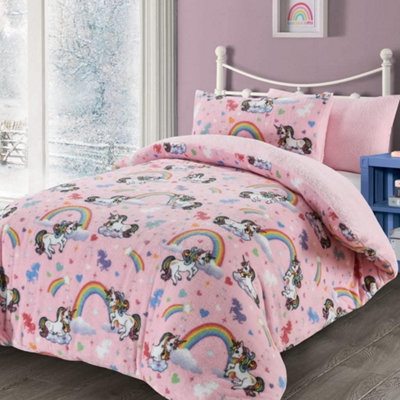 teddy bear fleece bedding kids