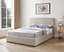 TEDDY BOUCLE 4FT Small Double Ottoman Storage Bed in Beige