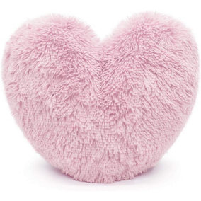 Teddy Cuddles Heart Shape 3D Fleece Filled Cushion Soft Comfortable Warm & Cozy Home Decor Size 38cm 100% Polyester Teddy Heart Cu