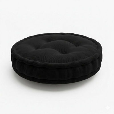 Teddy Fabric Round Booster Cushion Soft Seat Riser Pad for Dining Chair ...