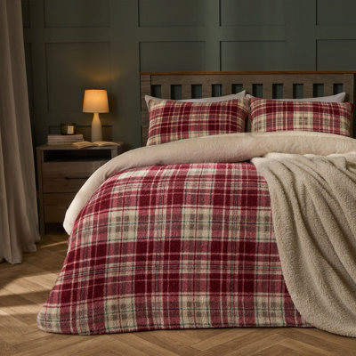 thumbnail image 2 of Super Soft Teddy Fleece Duvet Cover Set – Washable Quilt Bedding With Pillowcases, UK Sizes 2 of 5