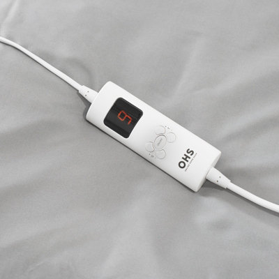 Teddy Fleece Heated Electric Blanket Throw Over Winter Warm Remote Control - 8