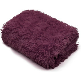 Teddy Fur Throw Blanket With Reversible Plain Sherpa Teddy Fleece Luxury Fluffy Fur Throw Blanke