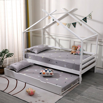 Childrens white hotsell single bed