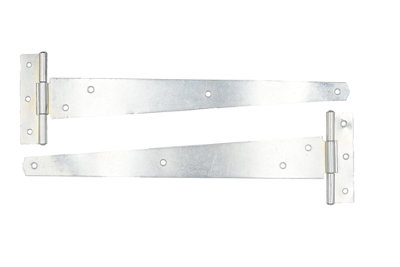 Tee Hinge 300mm Zinc (BZP) Perfect for Gates, Pack of 2