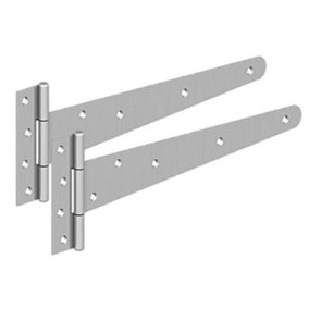 Tee Hinges 24" BZP Pair for Gates
