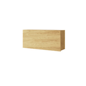 Teen Flex 12 Wall Shelf in Oak Hickory - 1020mm x 450mm x 270mm - Sleek Storage Solution