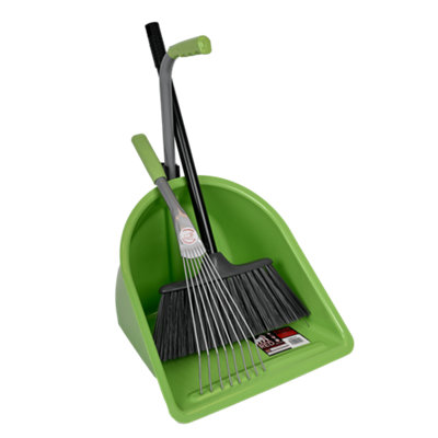 Teenie Tidee™ with Short Metal Rake & Broom / Pistachio