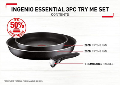 Tefal 3 Piece Ingenio Easy Cook & Clean Try Me Set