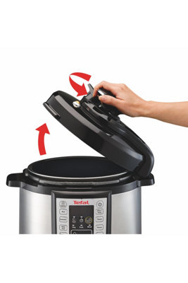 Tefal All-in-One CY505 Pressure Cooker 6L - Black and Stainless Steel