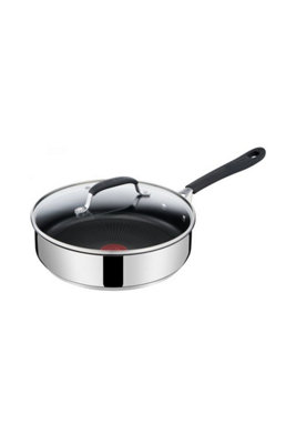 Tefal E3033344 Quick And Easy Stainless Steel Sauté Pan 25cm