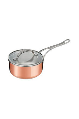 Tefal Jamie Oliver Premium Tri Ply Unlaquered Copper Induction Pan Range