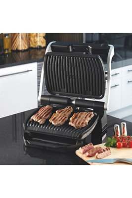 Tefal GC713D40 Optigrill+ Stainless Steel Intelligent Health Grill