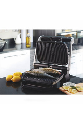 Tefal GC713D40 Optigrill+ Stainless Steel Intelligent Health Grill