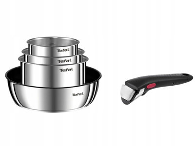 TEFAL L896S504 Ingenio Emotion Set 5 pieces - Inox - Tous feux dont  induction