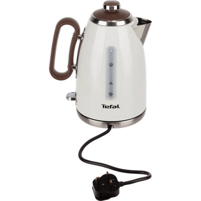 Tefal Retra Kettle Fast Boil 3000 W Cream and Mokka KI780A40
