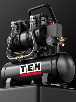 TEH 10L Air Compressor Oil Free 1300W 190L min Portable 100% Copper Motor