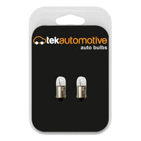 Tek Automotive 233 T4W Car Bulbs Side Tail Indicator Repeater Number Plate Interior Light 12V 4W BA9S - Twin Pack