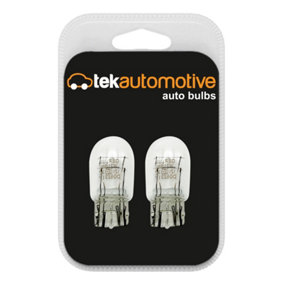Tek Automotive 580 W21/5W Car Bulbs Brake Tail DRL Light 380W 12V 21/5W W3x16Q Capless - Twin Pack
