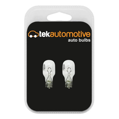 Tek Automotive 955 W16W Car Bulbs Brake Tail Indicator Reverse Fog Light 921B 12V 16W W2.1x9.5D - Twin Pack