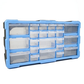 TekBox DIY Storage Organiser Unit with 22 Drawers