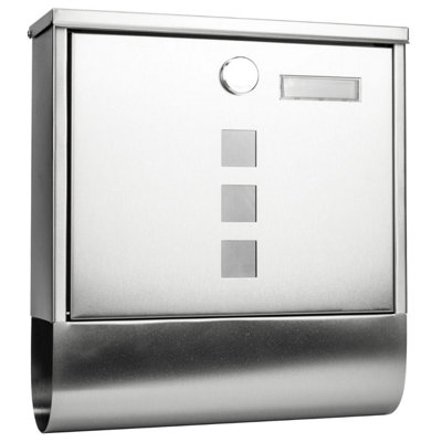 TekBox Wall-Mounted Mailbox - Stainless Steel