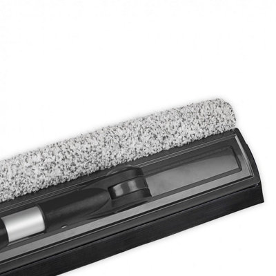 Telescopic Aluminium Handle Car Window Insect Cleaner Sponge Squeegee Microfibre Head H407340 - 3