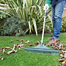 Telescopic Artificial Grass Astro Lawn Rake - Soft Nylon Bristles Cleaning Brush, Extends from 78cm-130cm