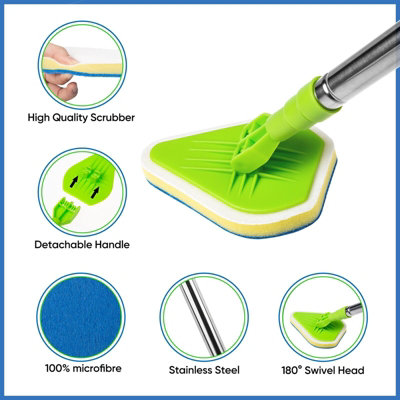 Telescopic Bathroom Cleaner Mop - 5