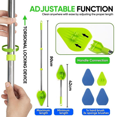 Telescopic Bathroom Cleaner Mop - 6