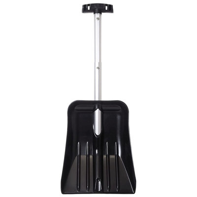 Telescopic Car Shovel - Lightweight, Foldable & Compact Aluminium Snow Shovel with Wide Head and Extendable Handle