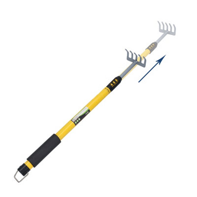 Telescopic deals garden rake