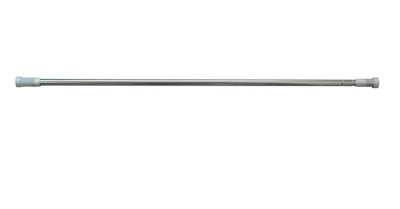 Telescopic Extendable & Adjustable Short Metal Tension Bath Rod with No Drilling Shower Curtain Pole Chrome 140 - 260