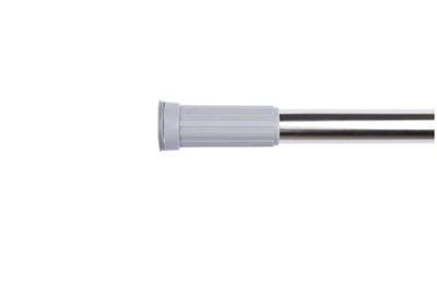 Telescopic Extendable & Adjustable Short Metal Tension Bath Rod with No Drilling Shower Curtain Pole Chrome 140 - 260 - 4