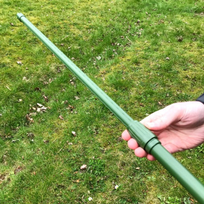 Telescopic Extendable Tomato, Cucumber, Squash & Climbing Plant Support Stakes - Heavy Duty Rods, Pk 12