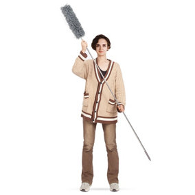 Telescopic Feather Duster With Extendable Handle