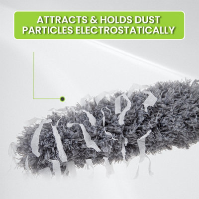 Telescopic Feather Duster With Extendable Handle - 4
